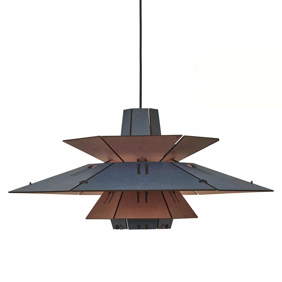van Tjalle en Jasper - PM5 hanglamp - Naturel / Blue / Standaard