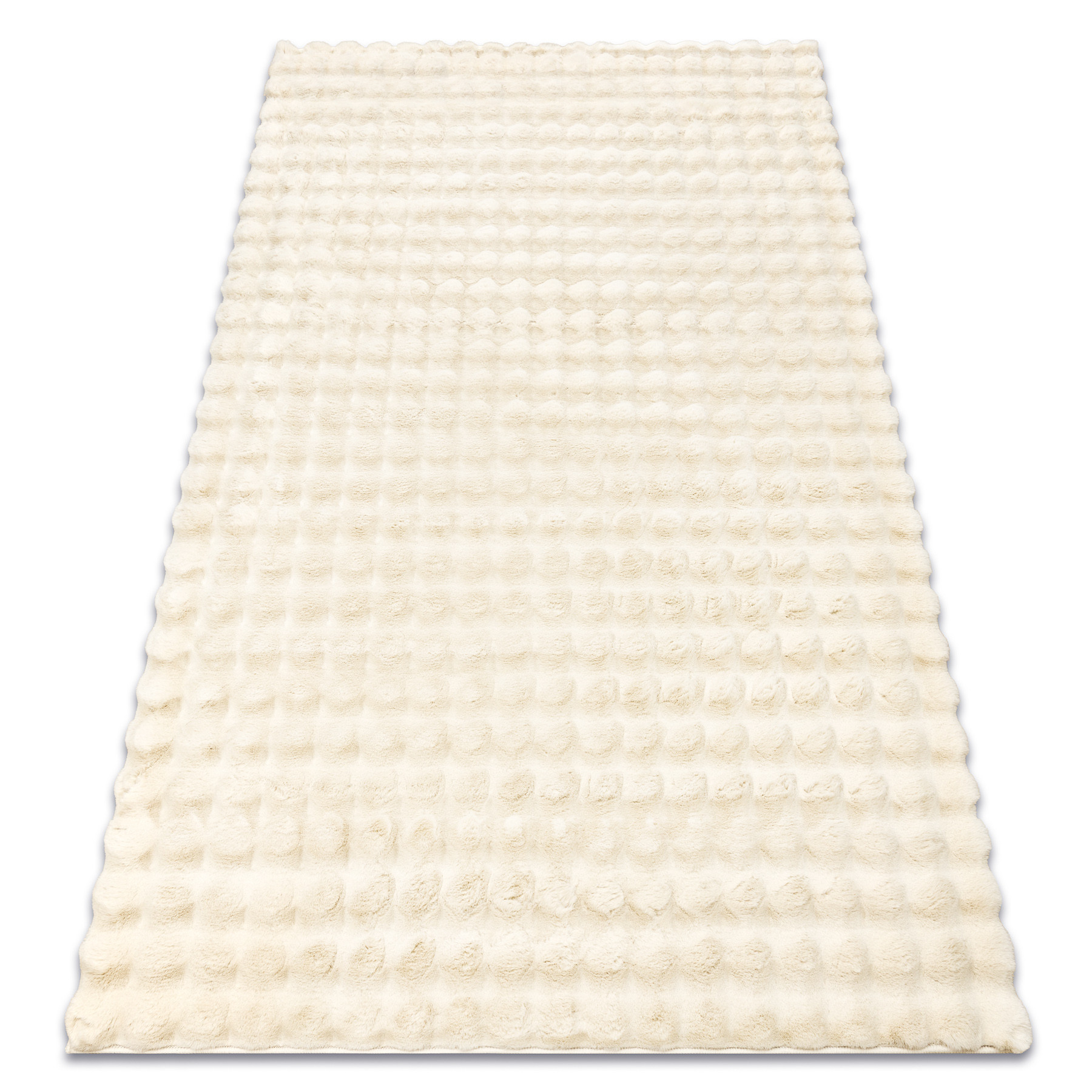 Dywan BUBBLE kość słoniowa 12 IMITACJA FUTRA KRÓLIKA 60x100 cm