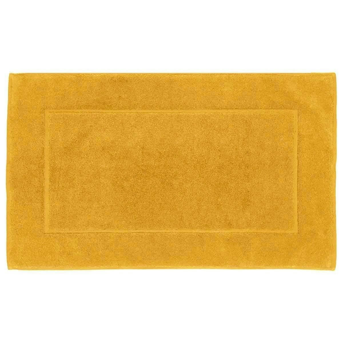 SENSOFT - Grand tapis de bain zéro twist 1000gr/m²  safran  60x100 cm