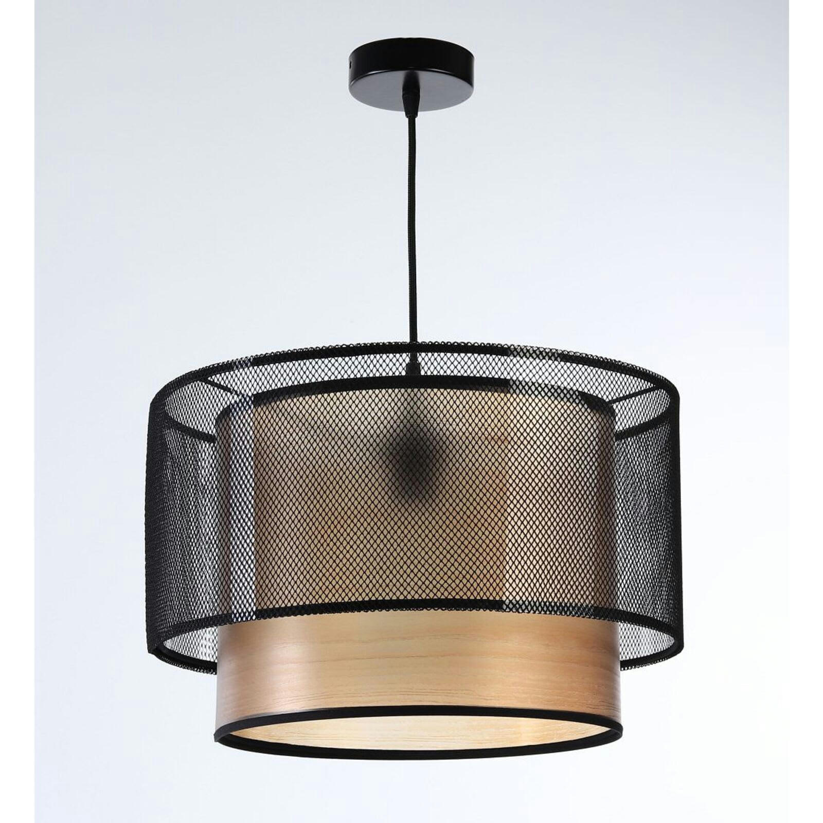 DUO ÉLÉGANT - Suspension Tissu Noir