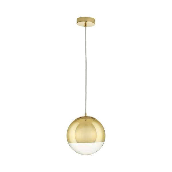 LAMPA WISZĄCA złota FLASH S elegancka KSZTAŁT KULI