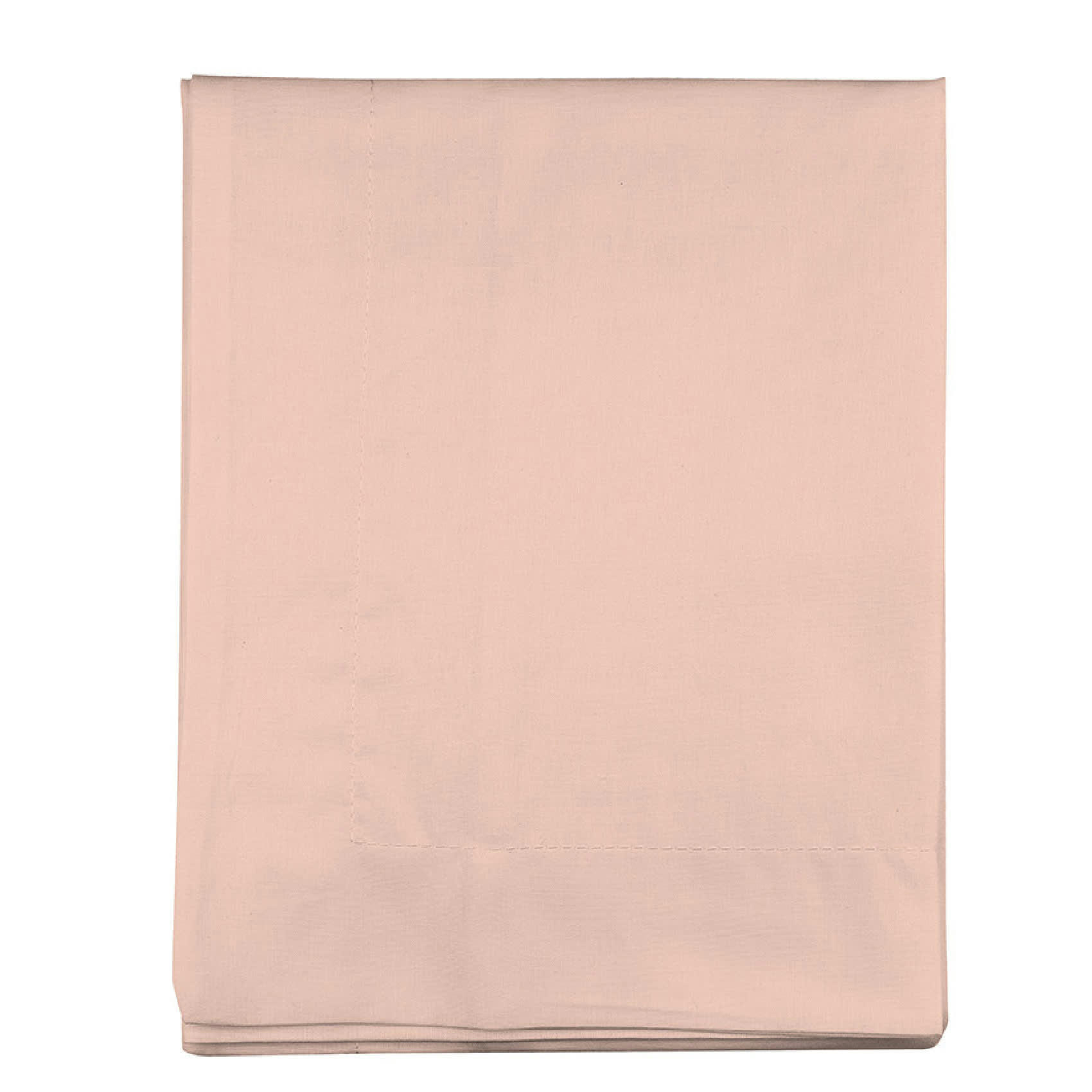 - Taie de traversin en 100% coton rose 43x185 cm