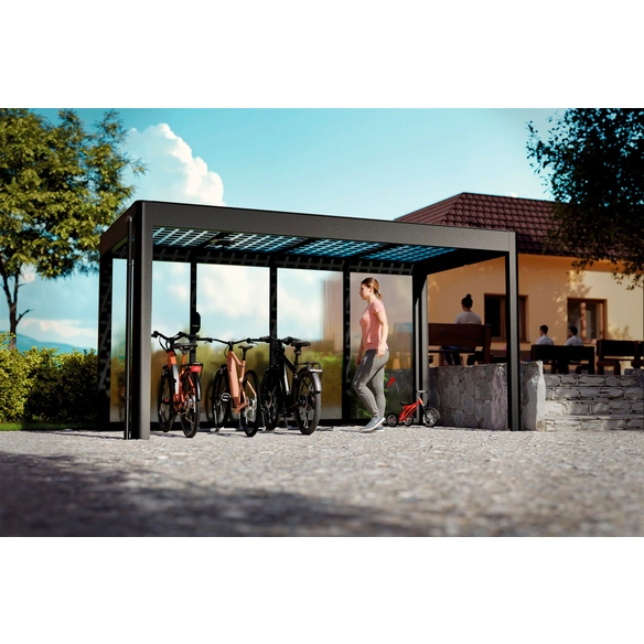 Pergola »SunCover«, Select 4.2, (BxH): 443 cm x 229 cm, Wandstärke: 10 mm