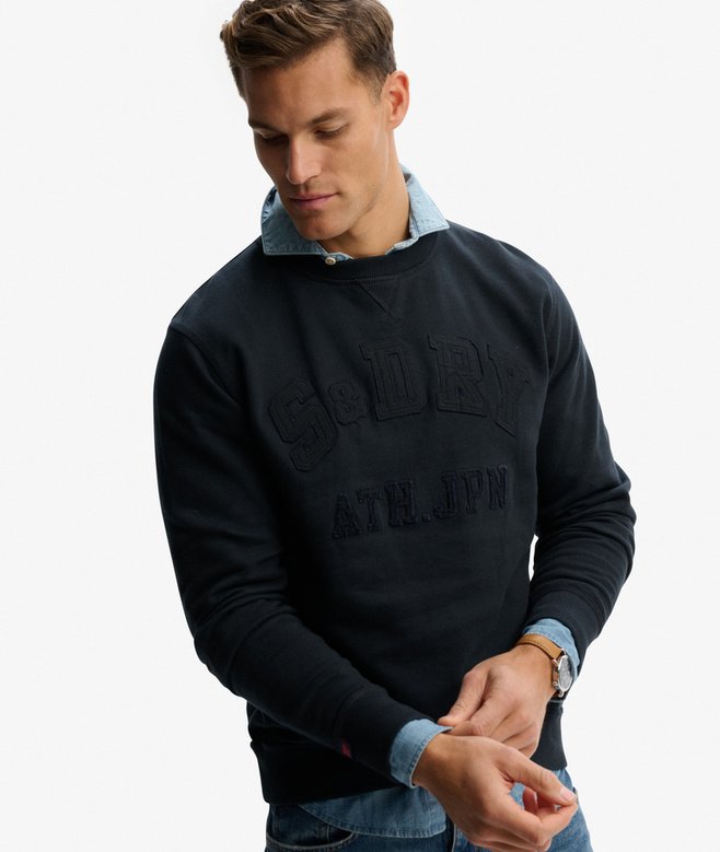 Vintage Athletic Tonal Crew Sweatshirt