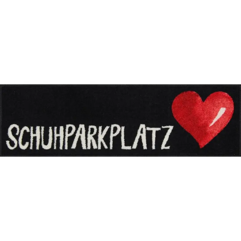Fussmatte Schuhparkplatz Herz