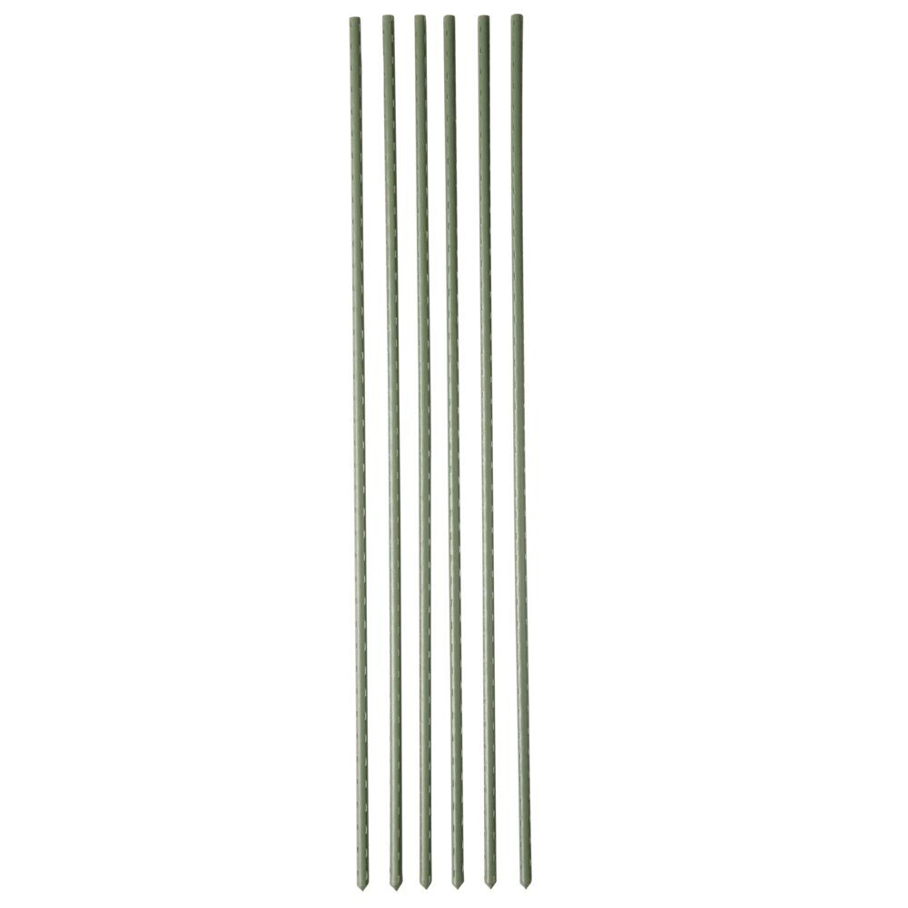 Tuteur en acier vert H60 cm x6