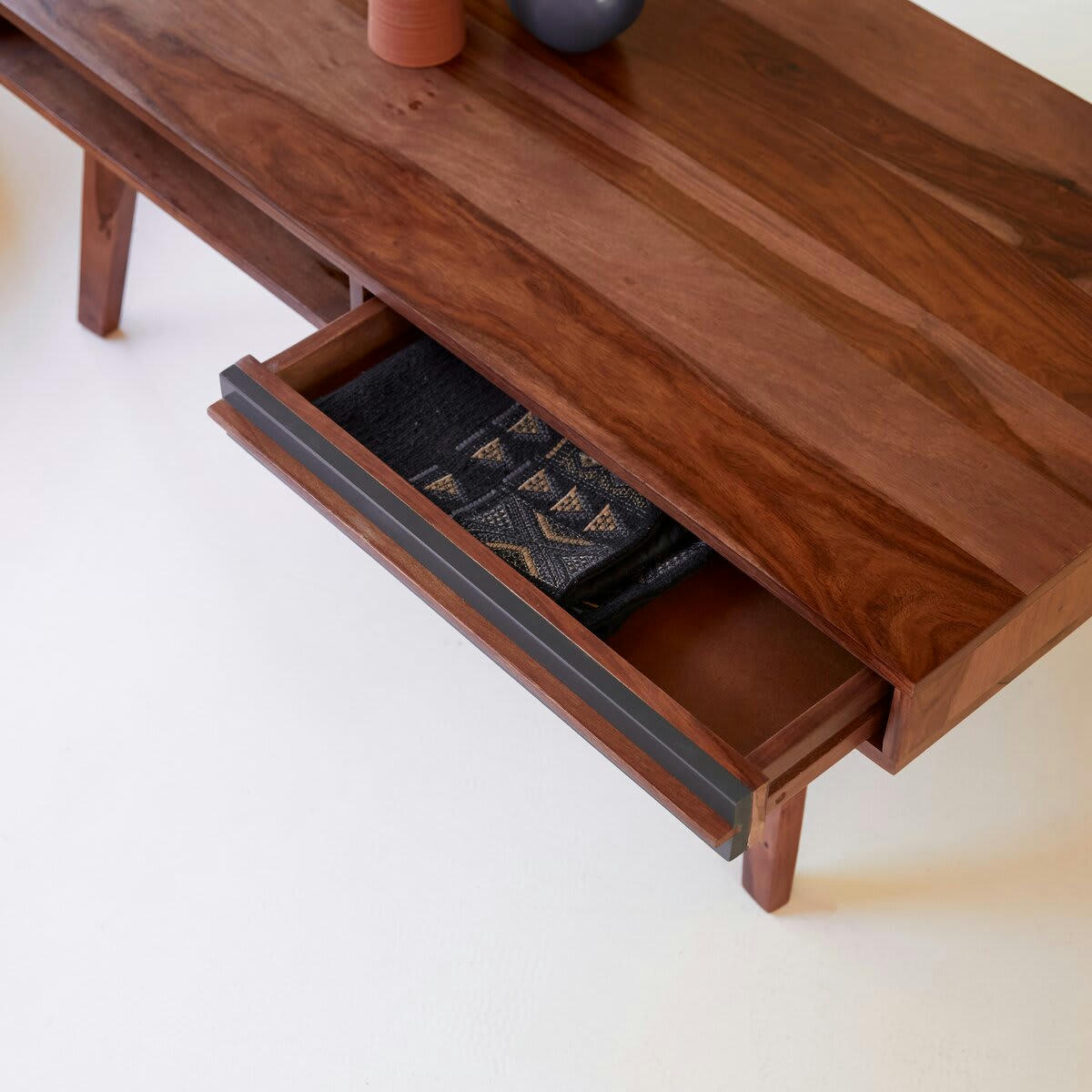 NIELS - Table basse en palissandre 115 cm