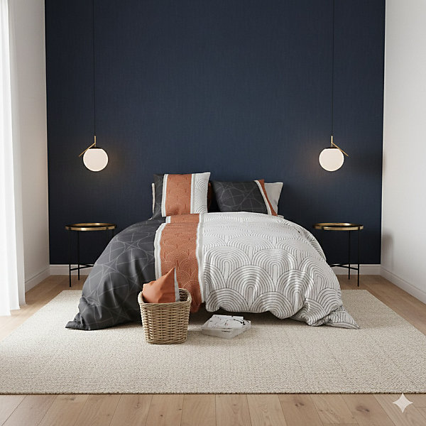Housse couette   taie Art deco Ekinose
