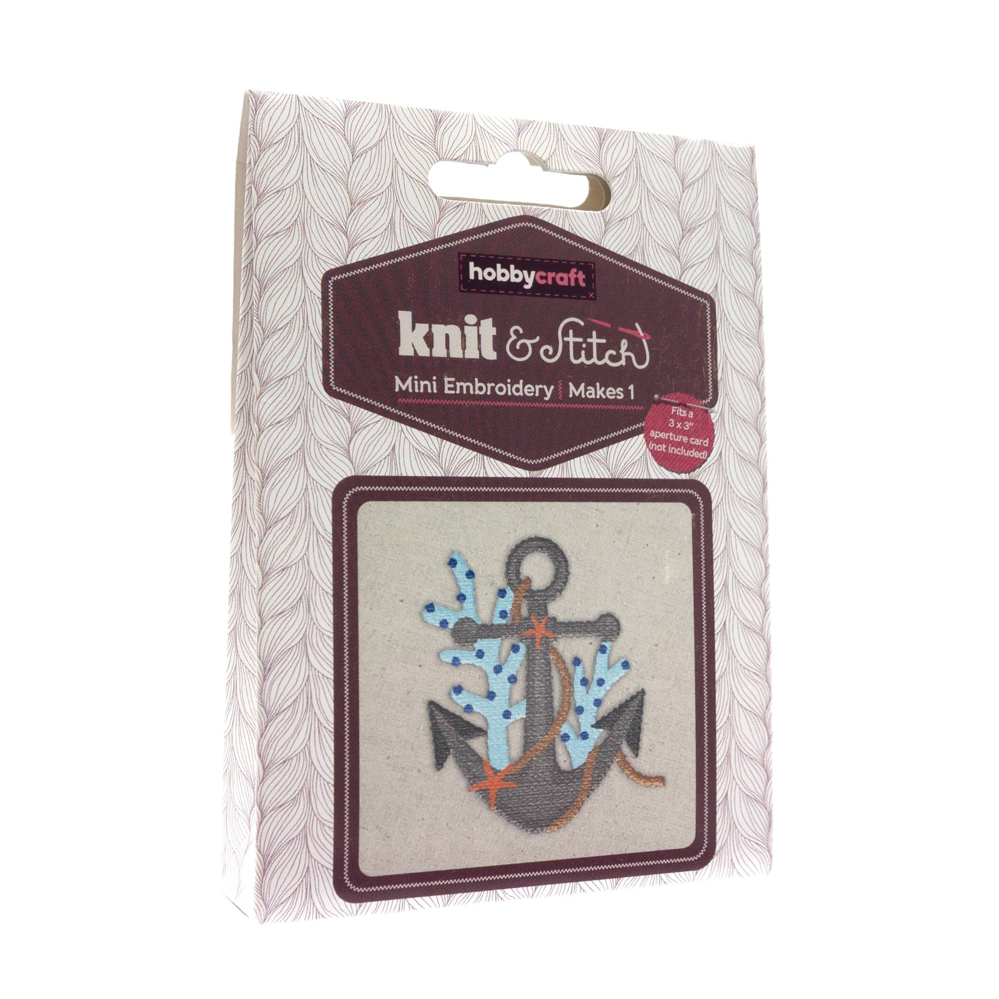 Mini Anchor Embroidery Kit
