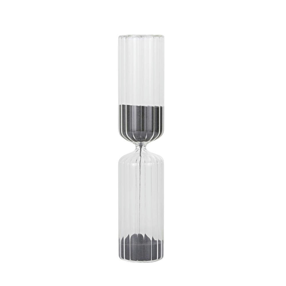- Sablier en verre blanc H36