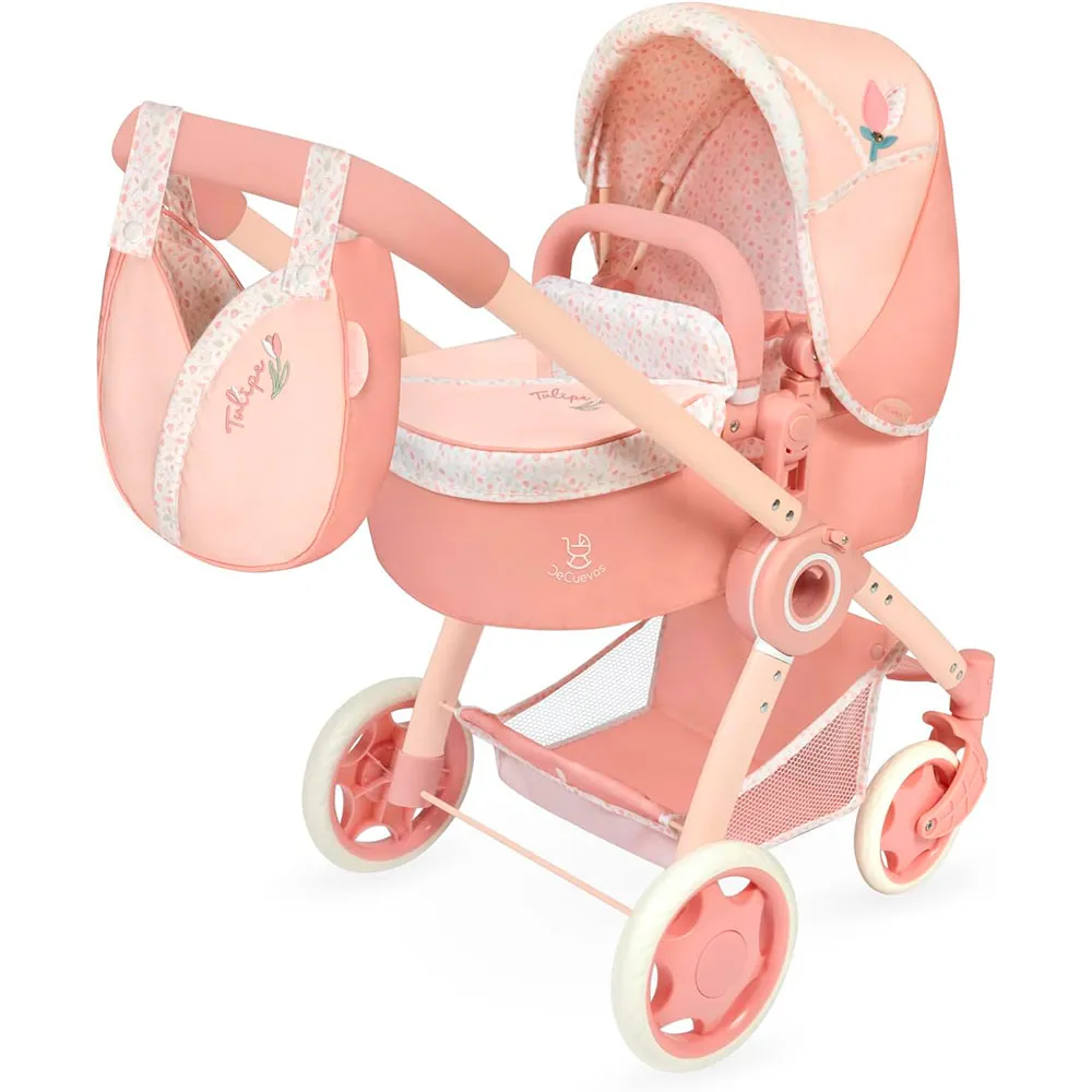 Decuevas Tulipe 3x1 Foldable Doll´s Stroller With Bag Up to 48 cm refurbished