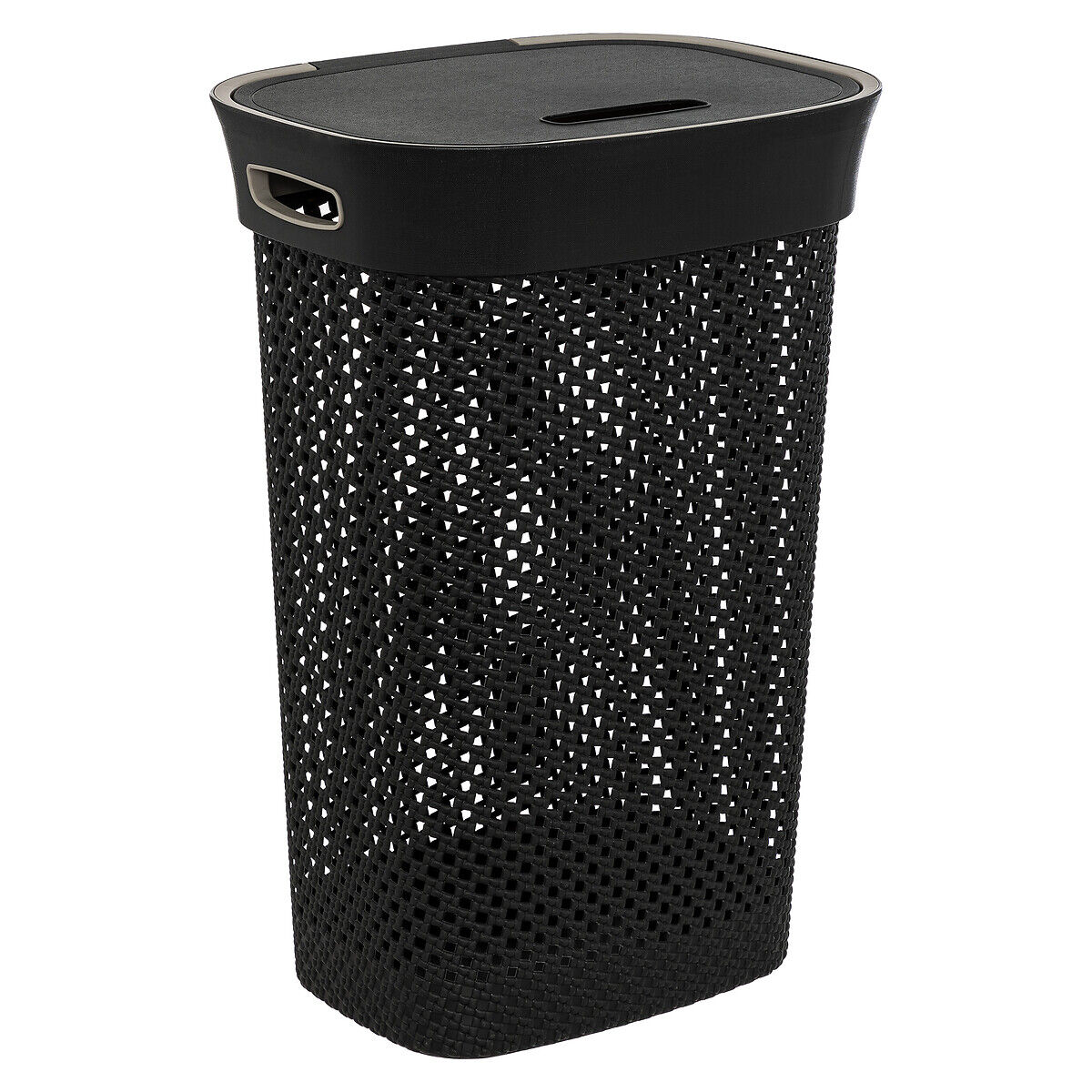 Cesto de roupa wc PURL cinza 60l