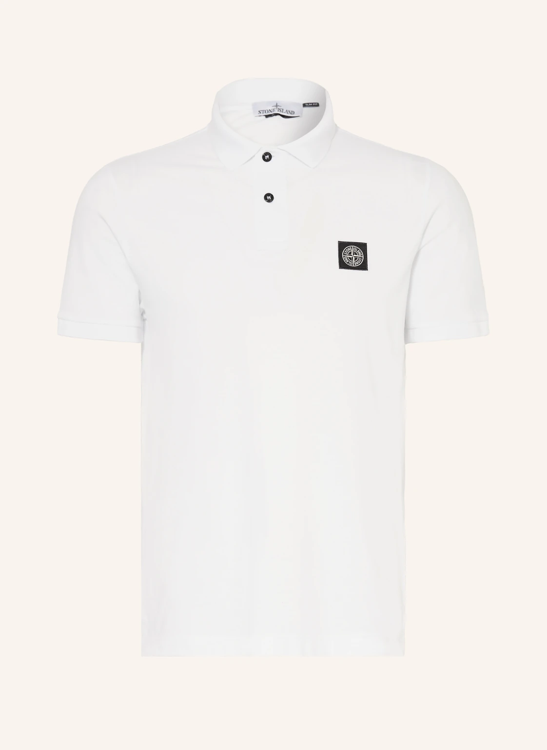 STONE ISLAND Piqué-Poloshirt Slim Fit