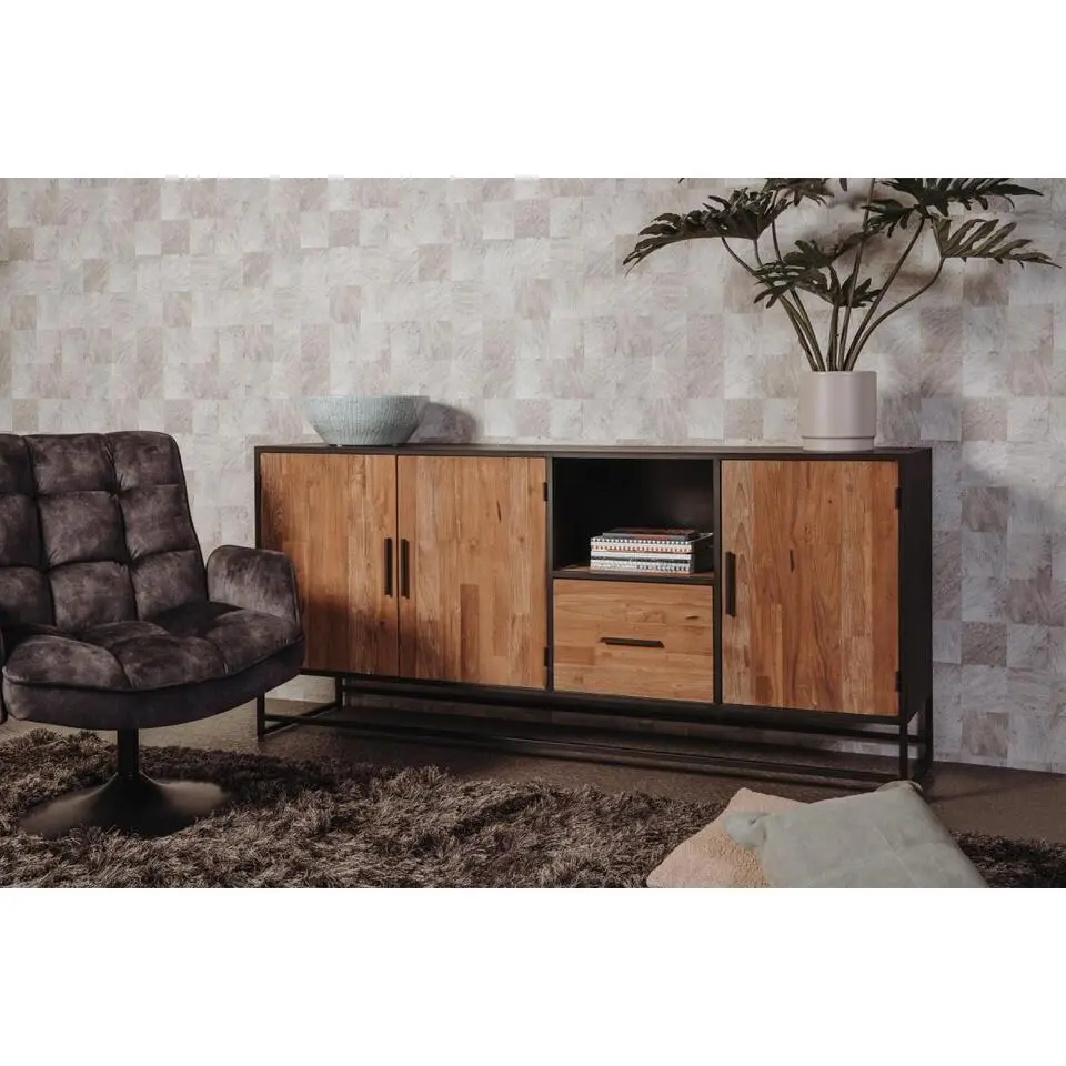 Tower Living - Tropea draaifauteuil - donkergrijs