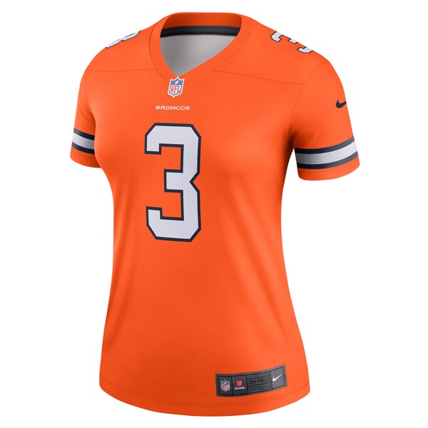 Russell Wilson Denver Broncos Nike Women's Team Alternate Legend Jersey - Orange