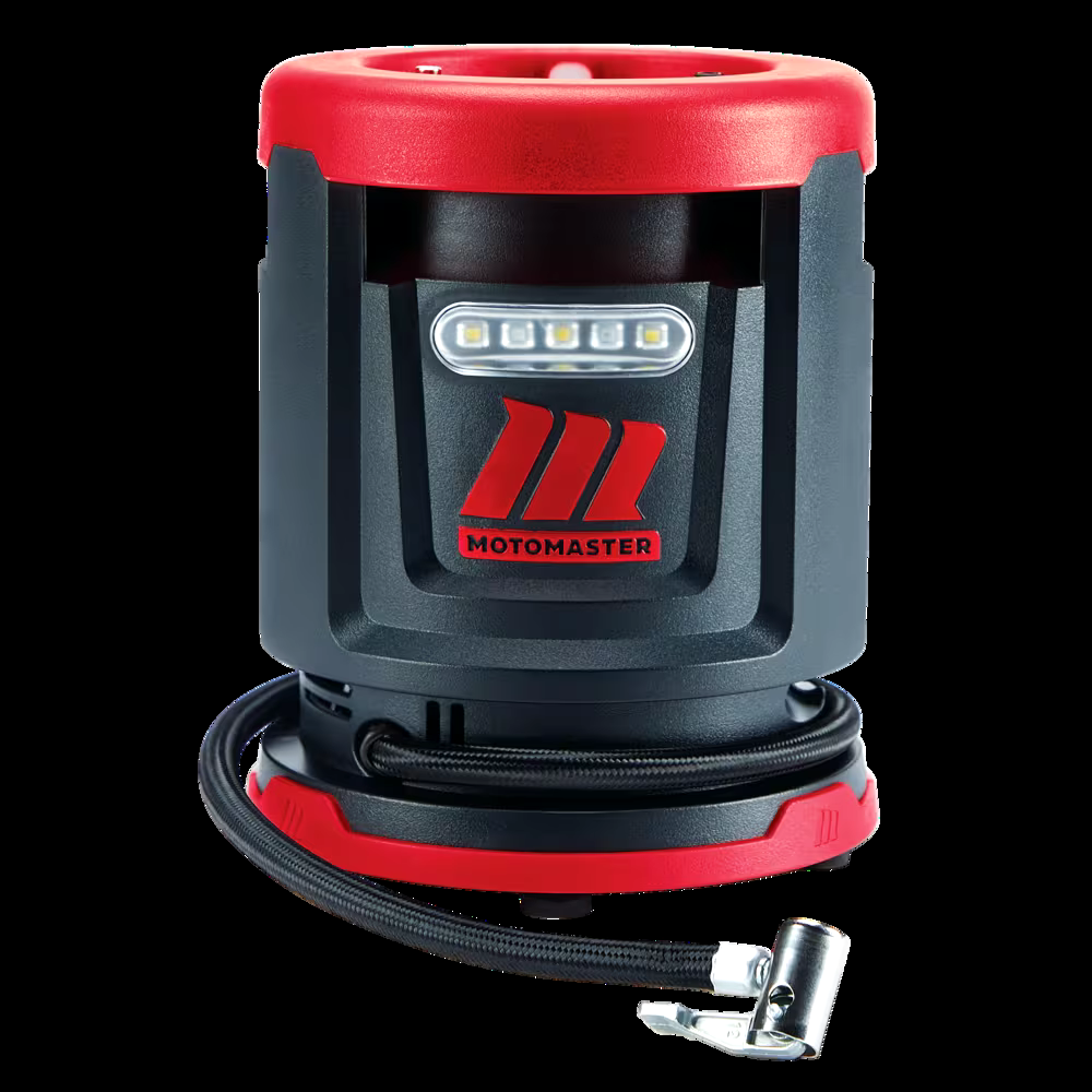 MotoMaster 12 V Mighty Quiet Air Compressor / Tire Inflator, 3 Min, 25 Secs