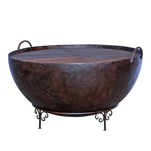 Barbecue Flamefusion acier géant 130x79cm
