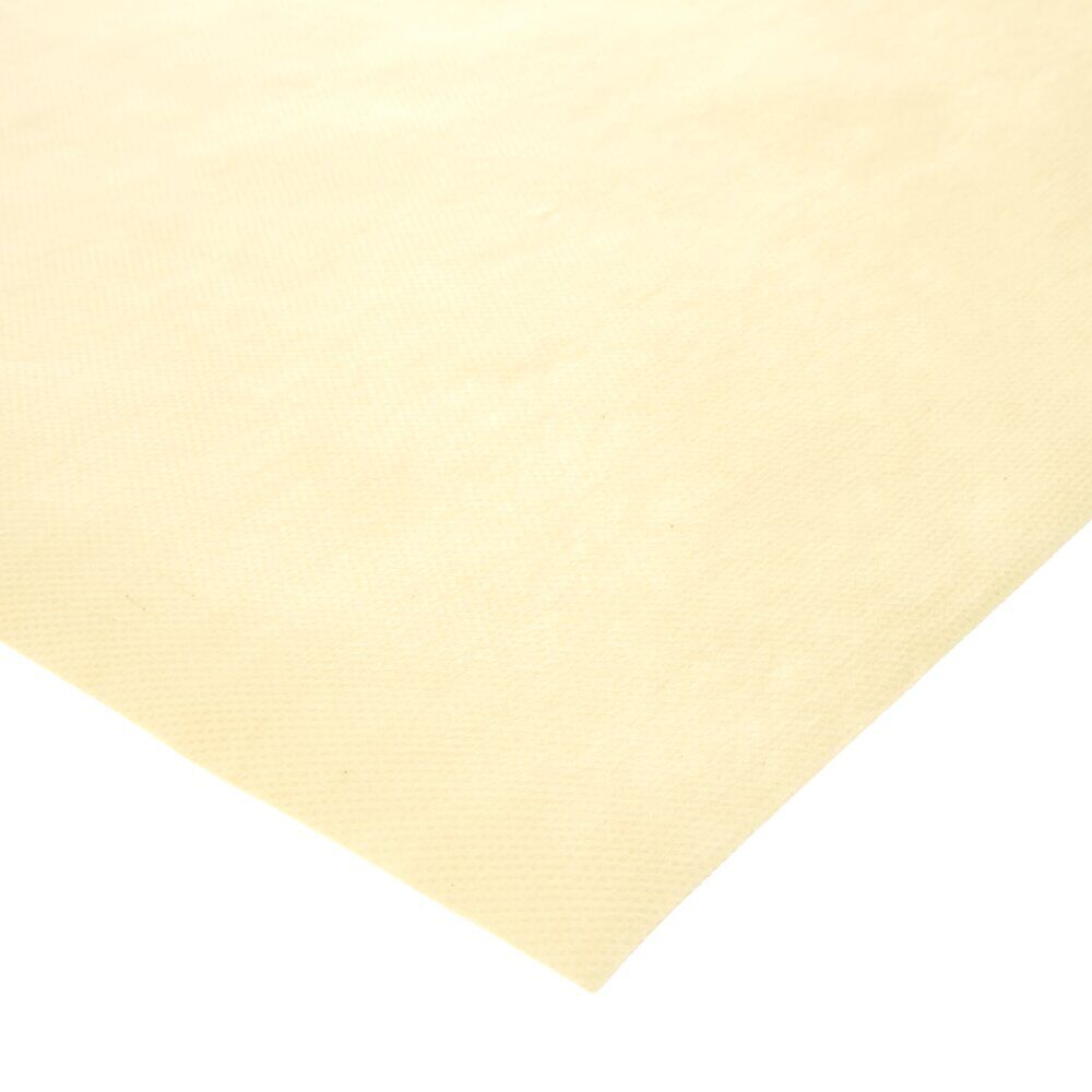 Chemin de table indéchirable prédécoupé polyester beige 40x480cm