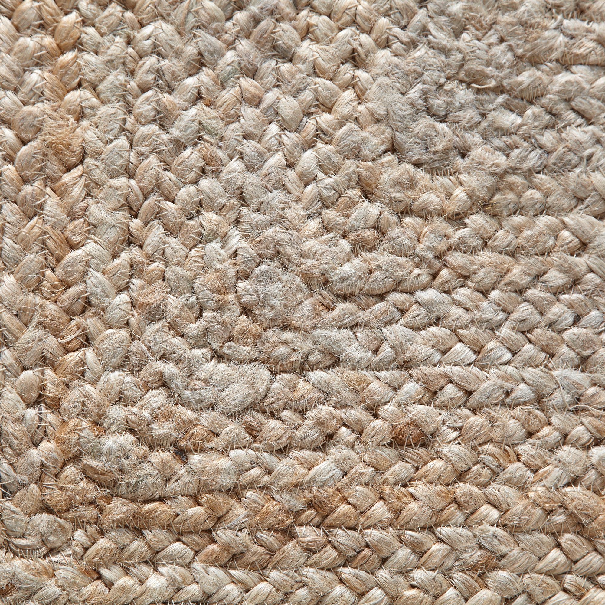 RUSH - Tapis tressé en jute - naturel 200x290cm