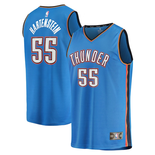Isaiah Hartenstein Oklahoma City Thunder  Fast Break Replica Player Jersey - Icon Edition - Blue