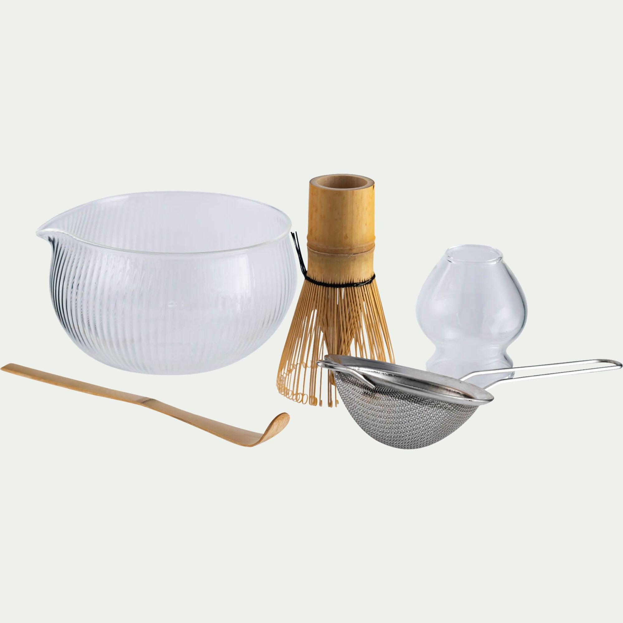 OGO - Coffret pour préparation de matcha 45cl - transparent