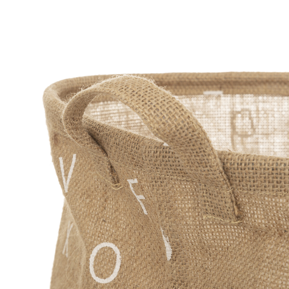 Kids basket "Alphabet" Jute, D.35 cm