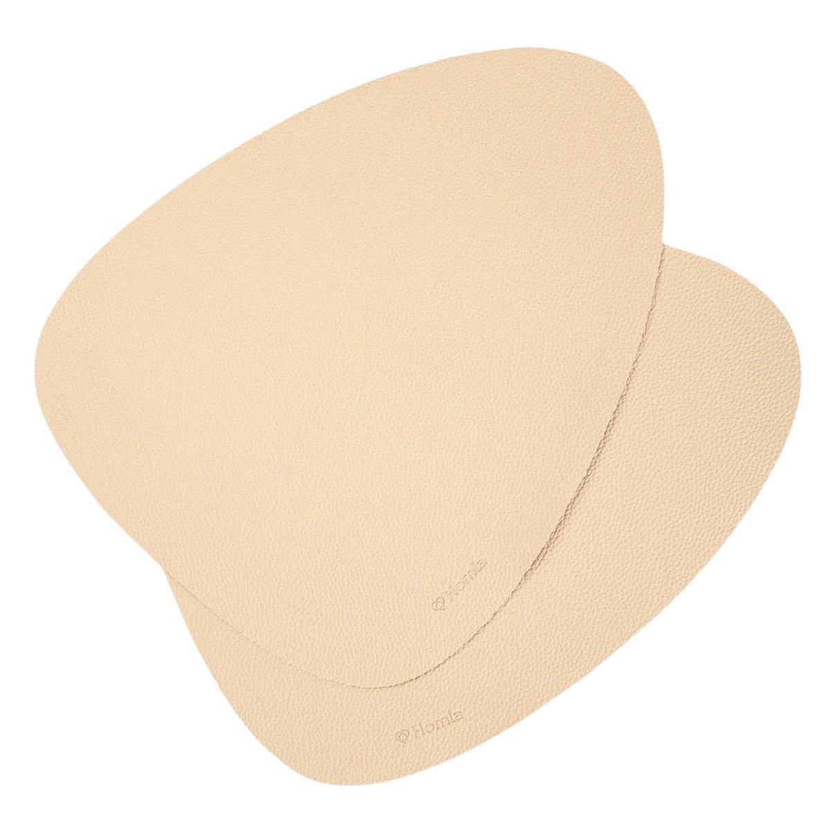 Maty stołowe FEMELO beżowe, zestaw 2 szt. 38 cm HOMLA