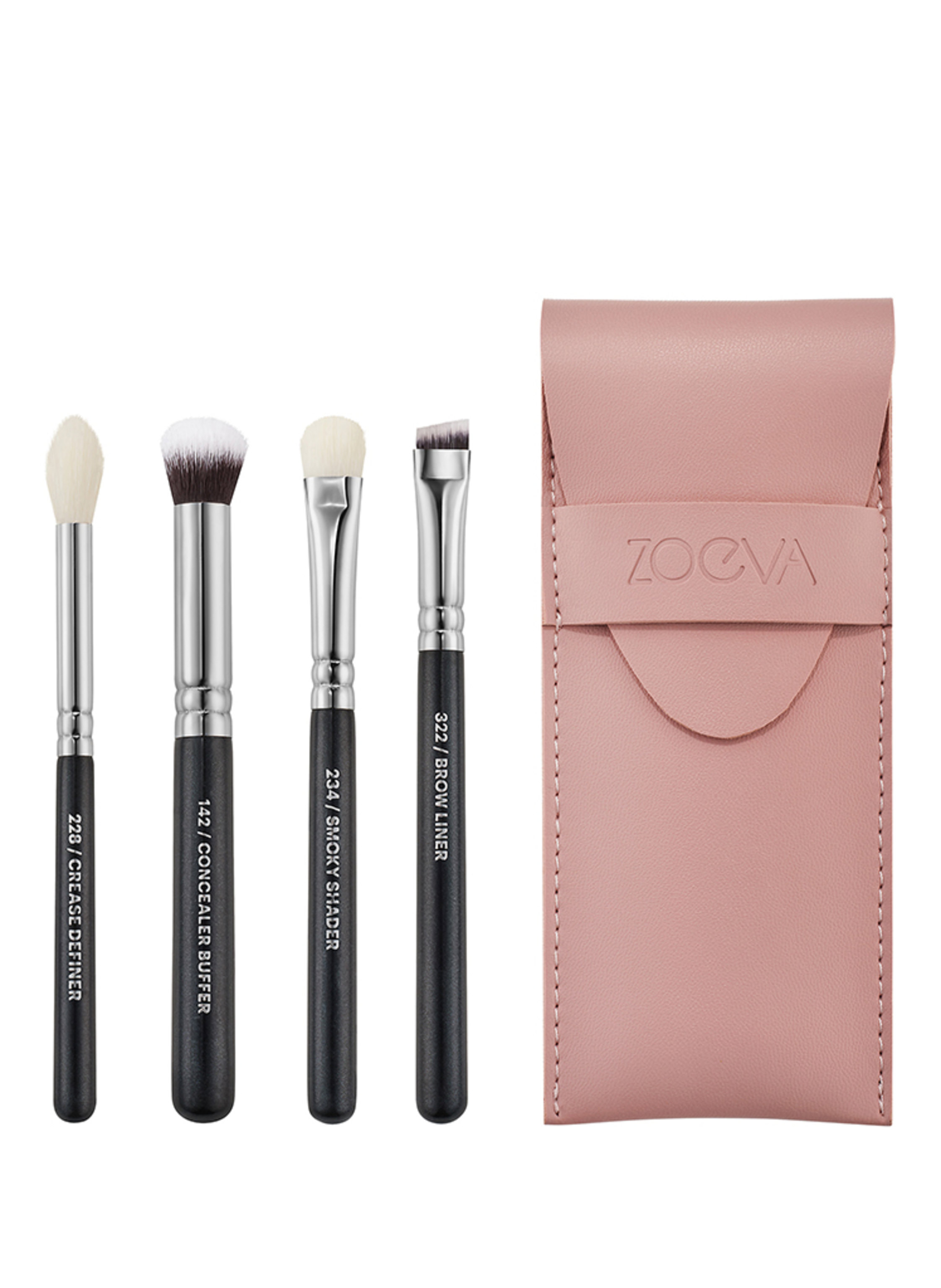 ZOEVA SET OF 4 MINI EYE BRUSHES