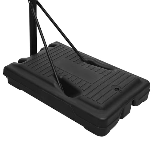 NNEVL Basketball Stand White 282-352 cm Polyethene