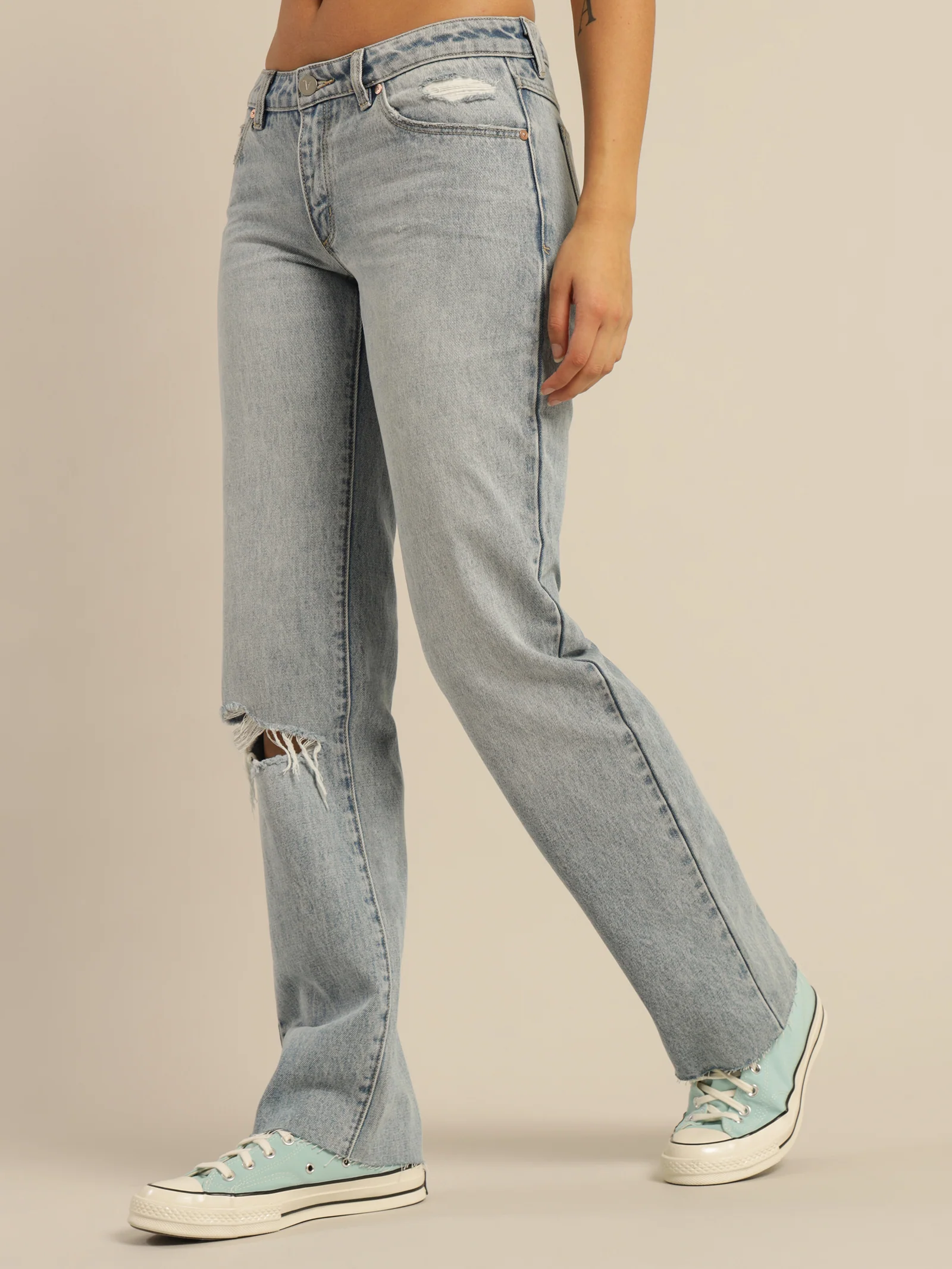 A 99 Low Straight Jeans
