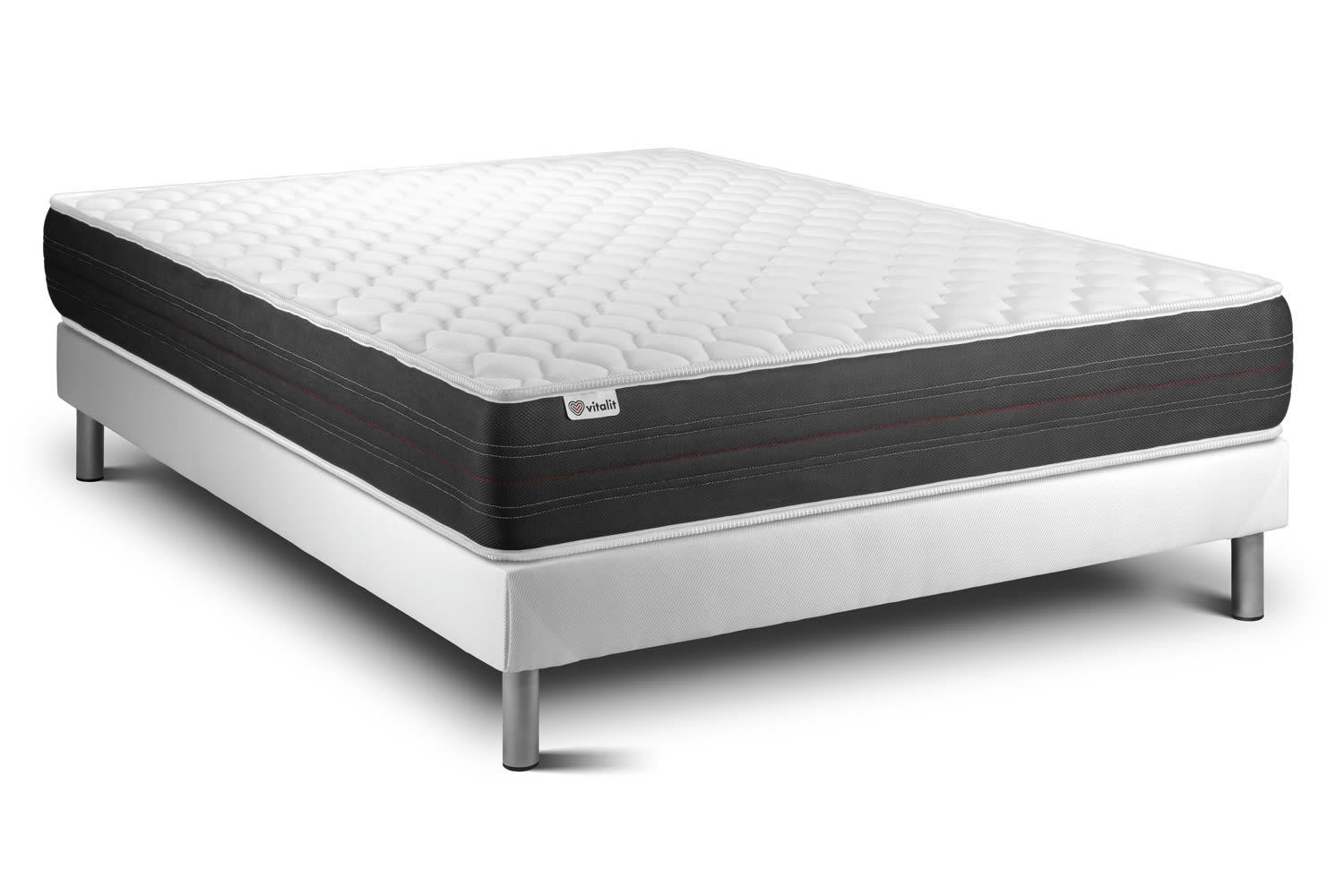 VITALSPRING - Ensemble Ressorts  140x190cm kit Blanc