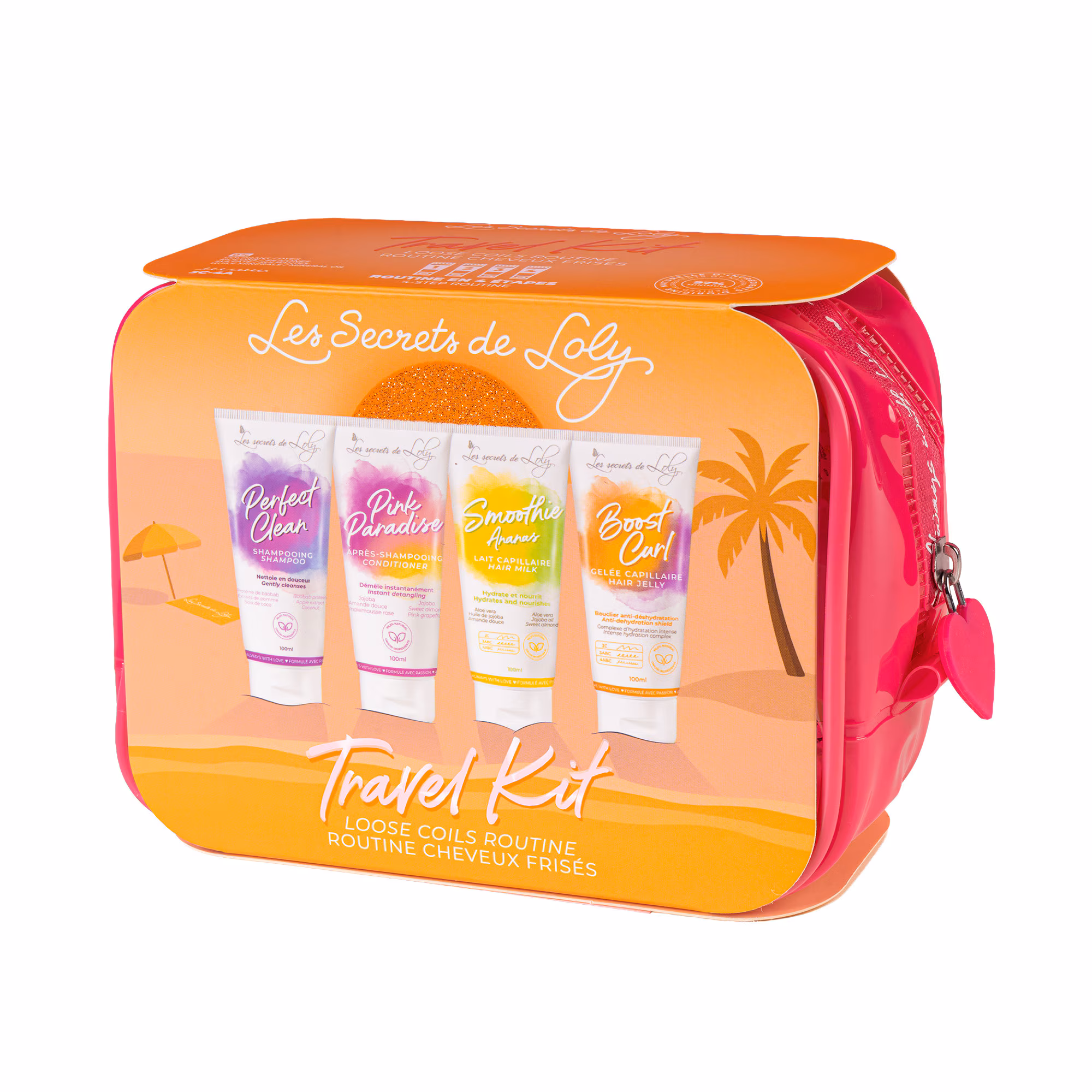TROUSSE CHEVEUX FRISÉSTrousse cheveux frisés - format voyage