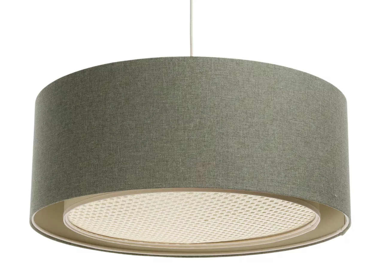 Lampa wisząca ERUTAN RATTAN 40 zielona