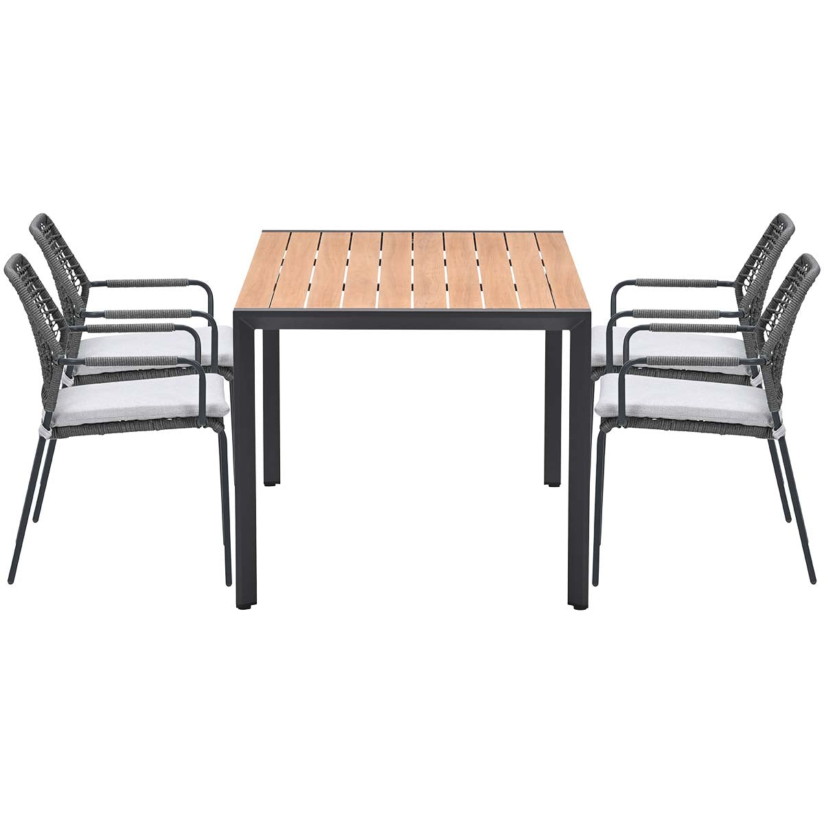 Garden Impressions Swifty tuinstoelen 4 stuks   Felini tafel 160 cm