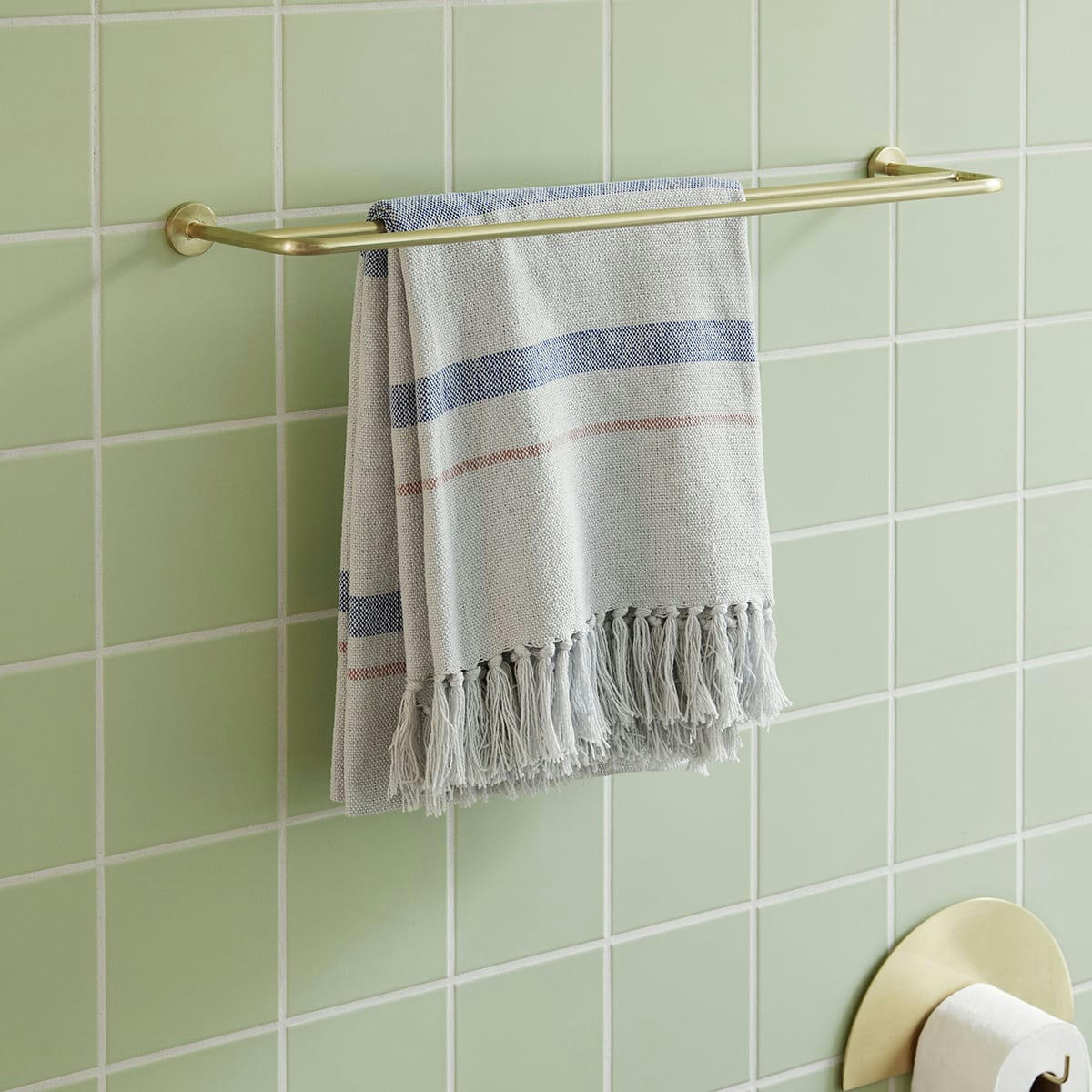 FORM - Porte-papier toilette en métal laiton