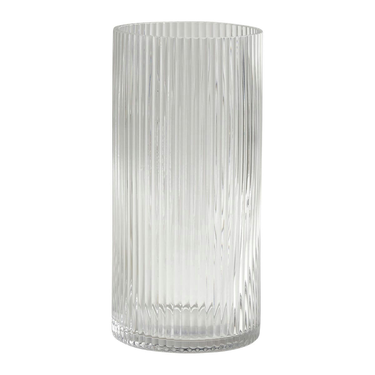 - Vase côtelé droit