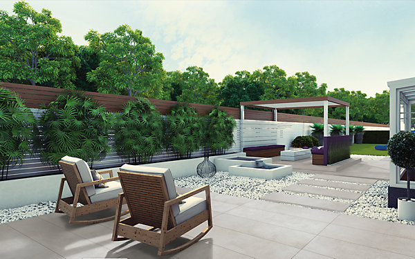 40x120 Lot 2 Dalles ép. 20mm Concrete Gris Rectifié R11 - Allocarrelage