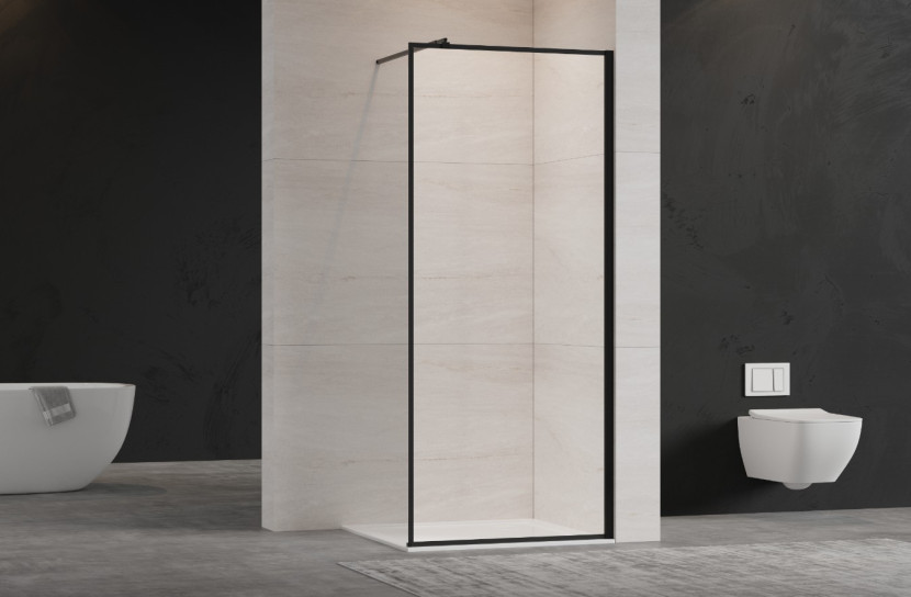 Kabina prysznicowa Invena Walk-In II szkło w ramce 200 x 80