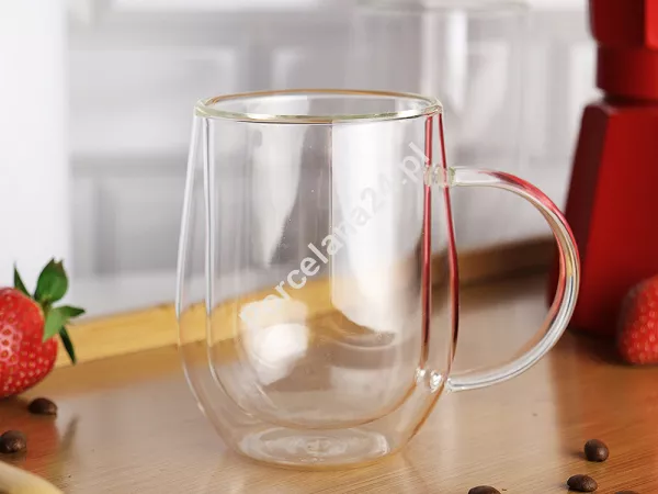 Kpl. 2 szklanek termicznych z podwójną ścianką 300 ml Vialli Design - Amo 8616