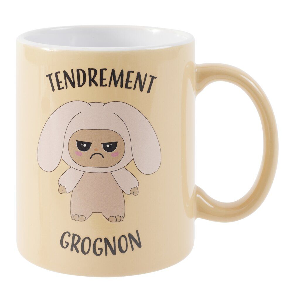 Mug céramique 30cl motif Gromimis Tendrement Grognon Ø8xH9cm