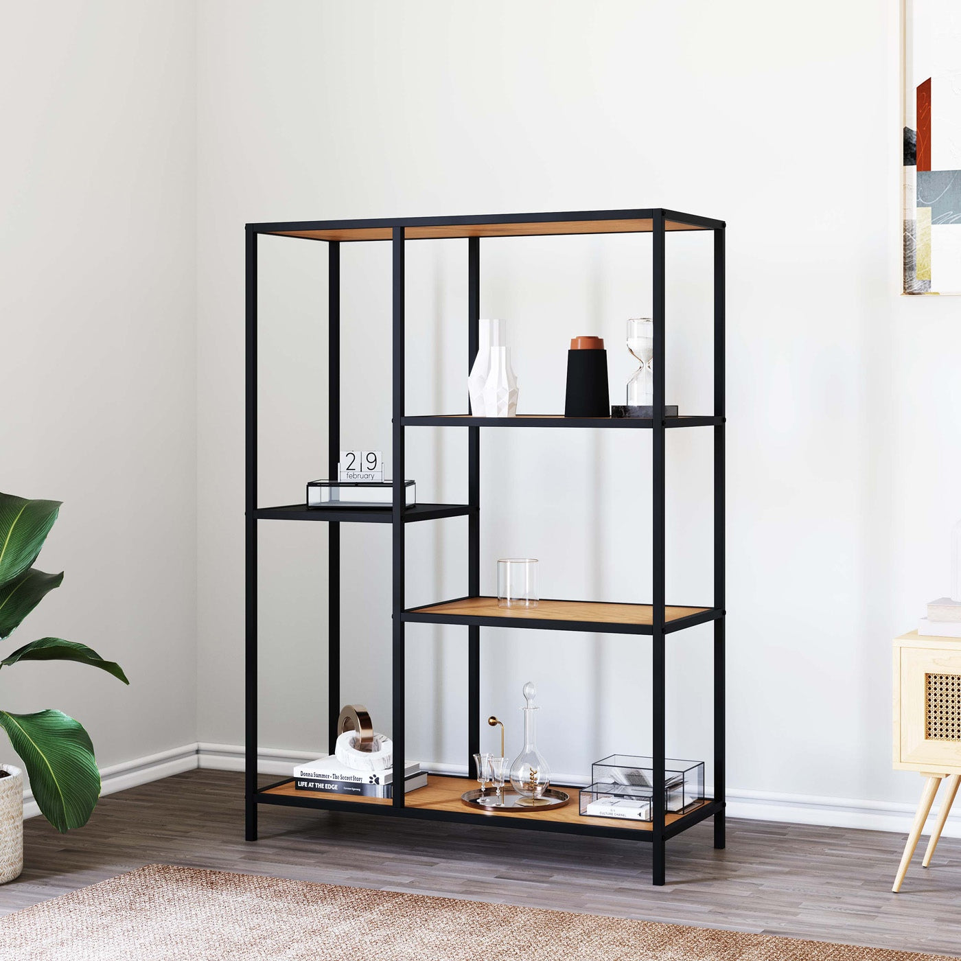 Giga Living - Open Kast Altino Wild Eiken Melamine 112cm