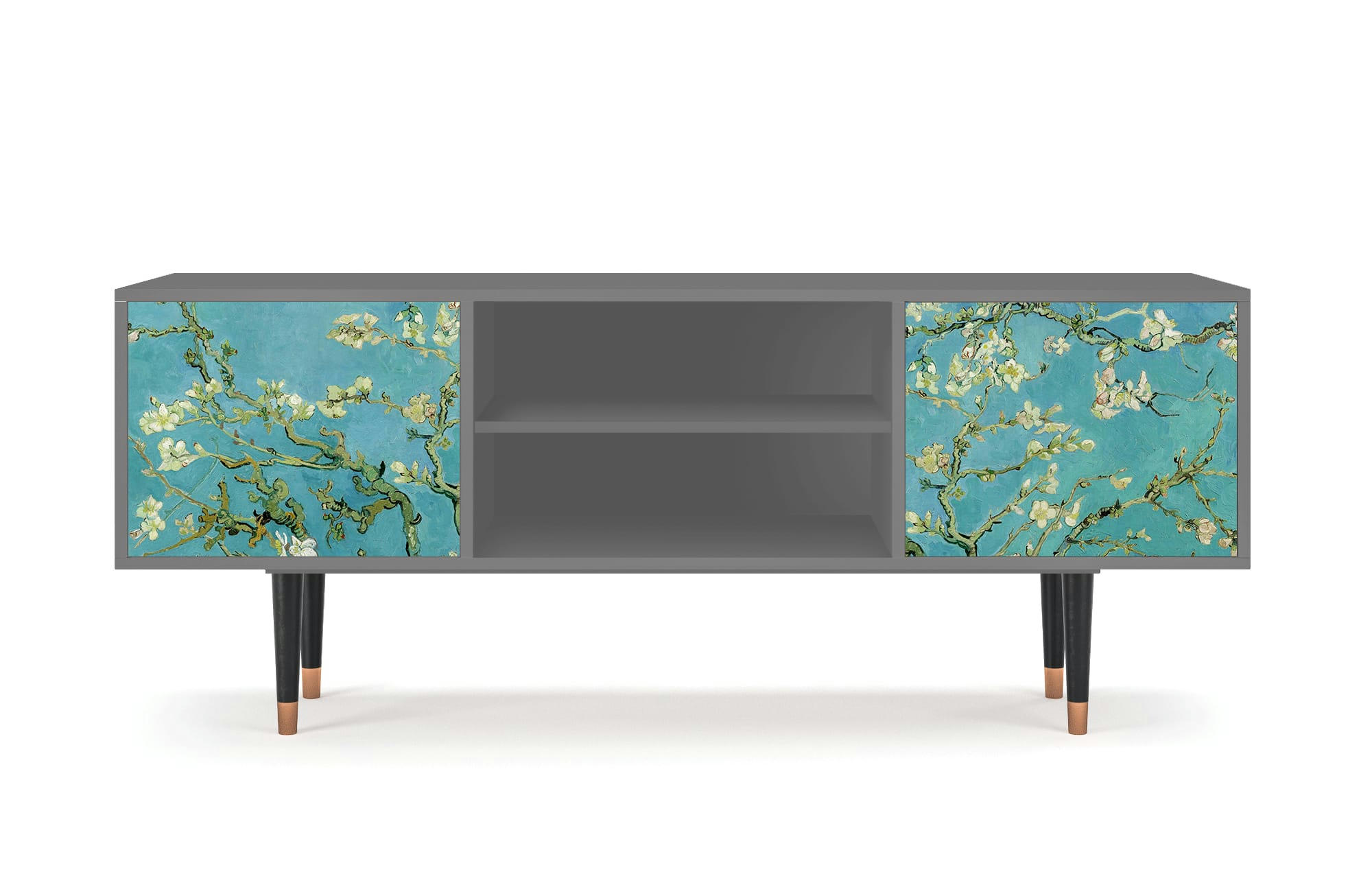 ALMOND BLOSSOM BY VAN GOGH - Meuble TV  bleu 2 portes L 170 cm