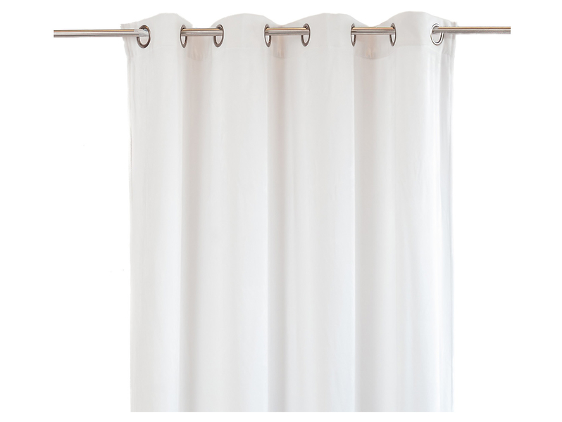 Zasłona Chic White przelotki 140x270 cm biała