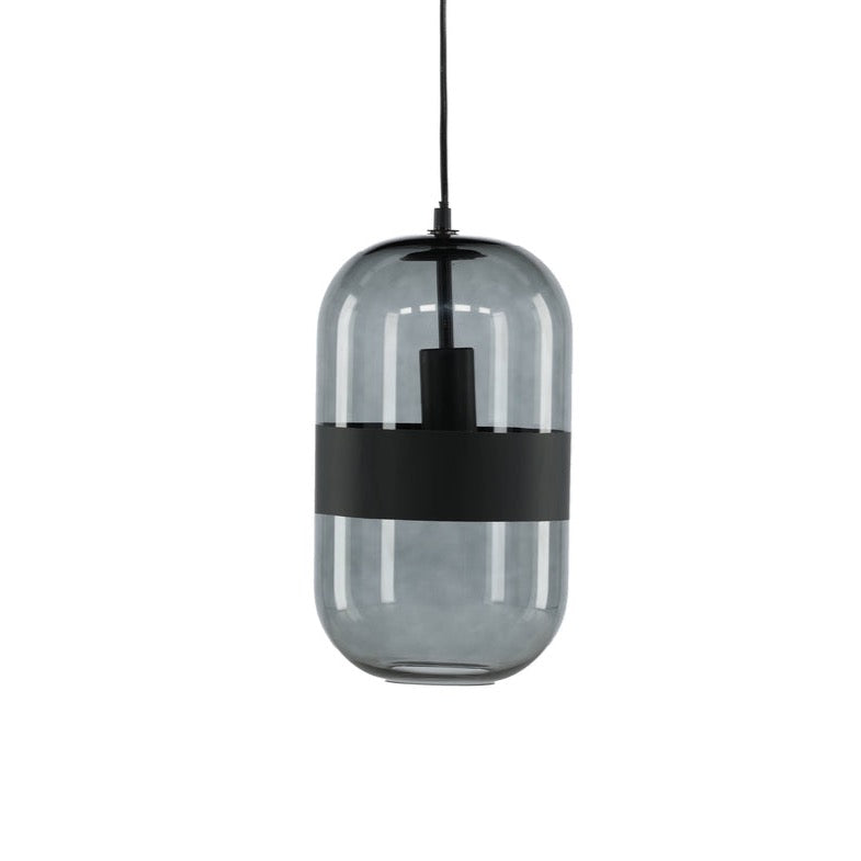 Rebellenclub Hanglamp Norring - zwart - Ø 20 cm