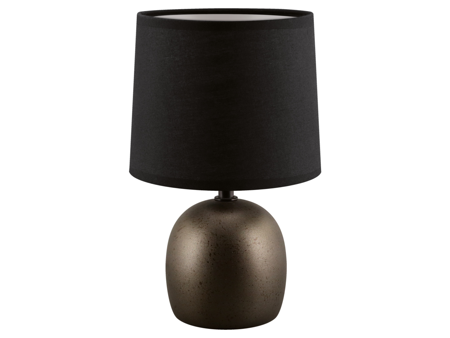 Lampa stołowa Atena ceramiczna czarna