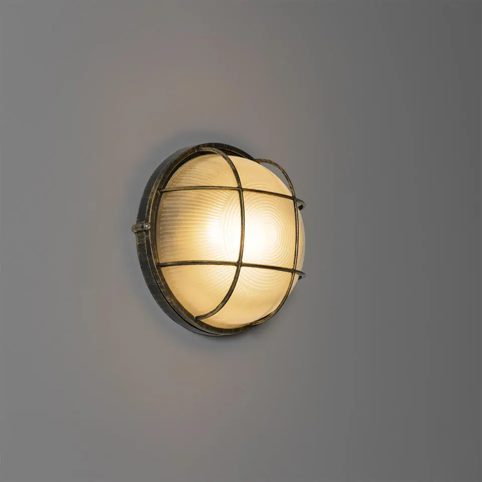 Qazqa wandlamp hanneke goudkleurig e27