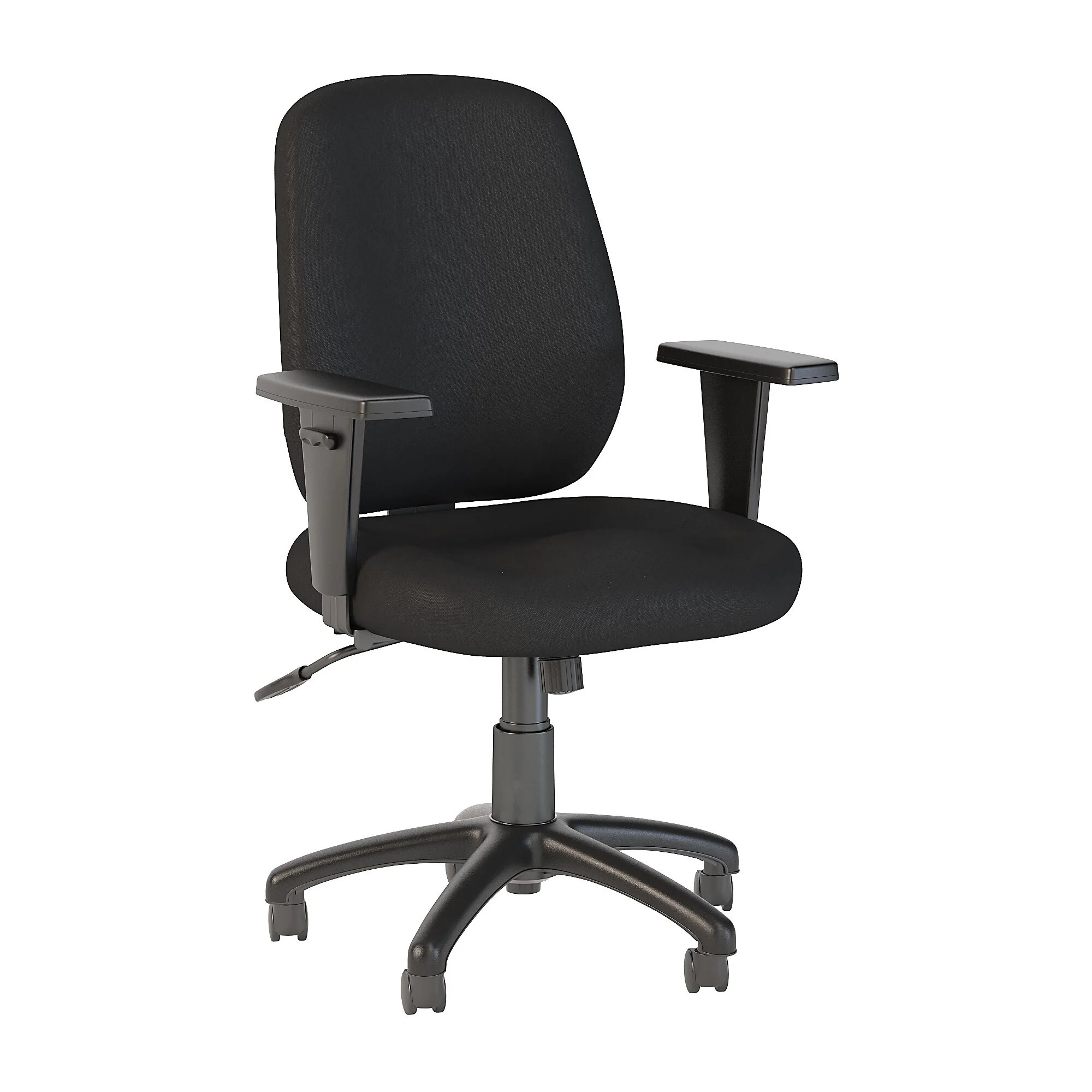 Bush Business Furniture Prosper Mid Back Task Chair in Black Fabric