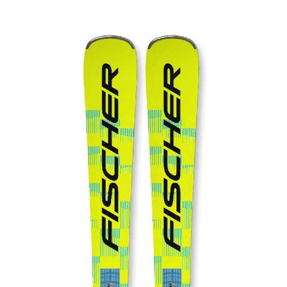 Fischer RC4 Noize ST Yellow Superflex   RC4 Z12 GW Powerrail 85 [F] alpine skis pack