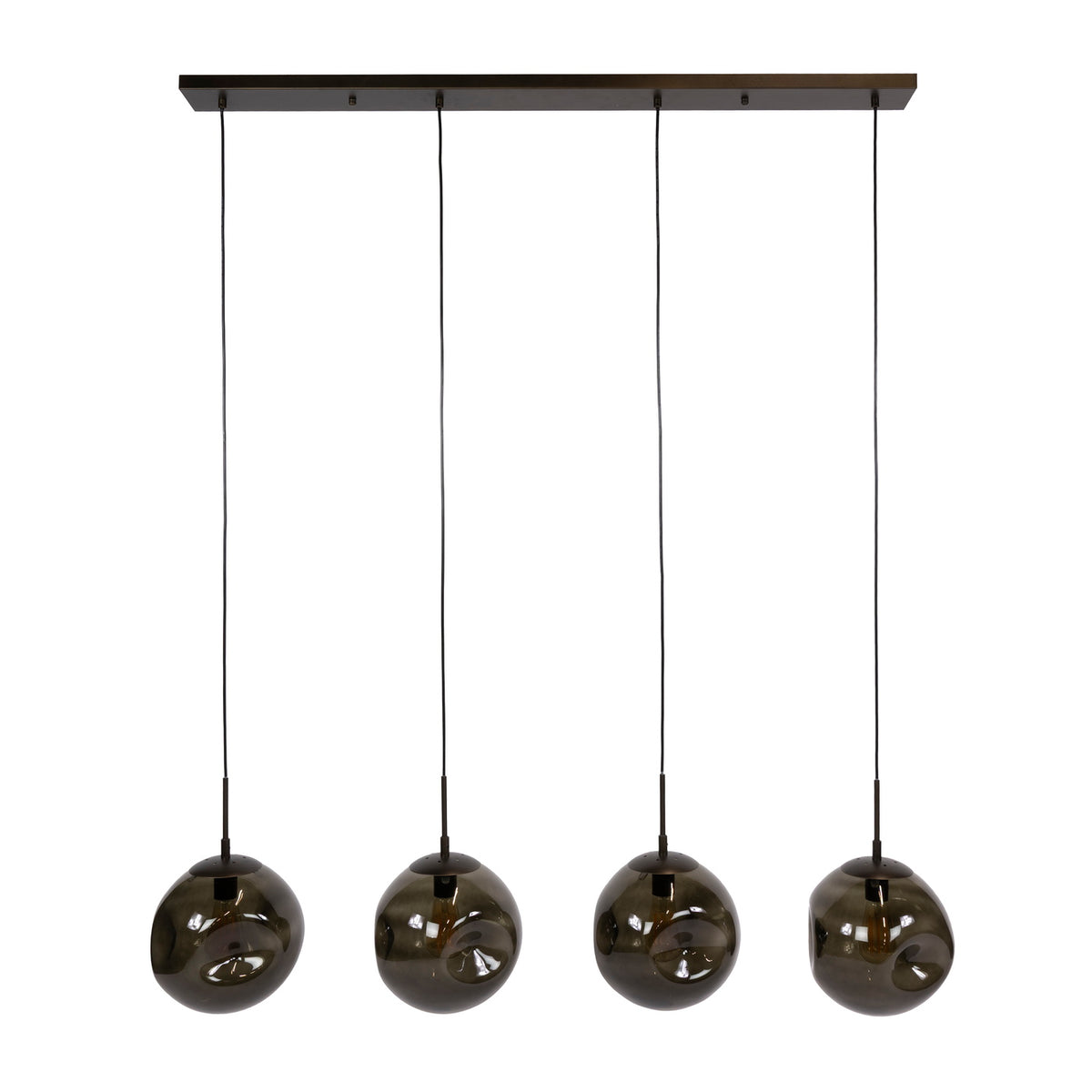 Giga Living Hanglamp Stellar - Bruin Metaal - 130x25x150cm
