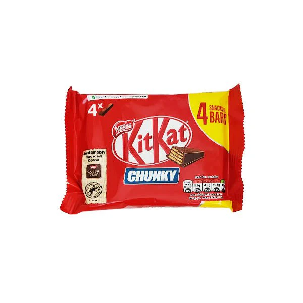 Nestle Kit Kat Chunky 4 Pack 128g